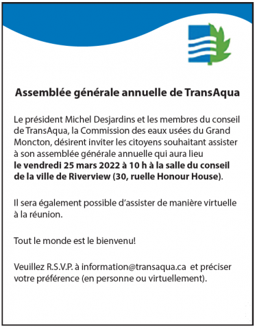Assemblée générale annuelle de TransAqua